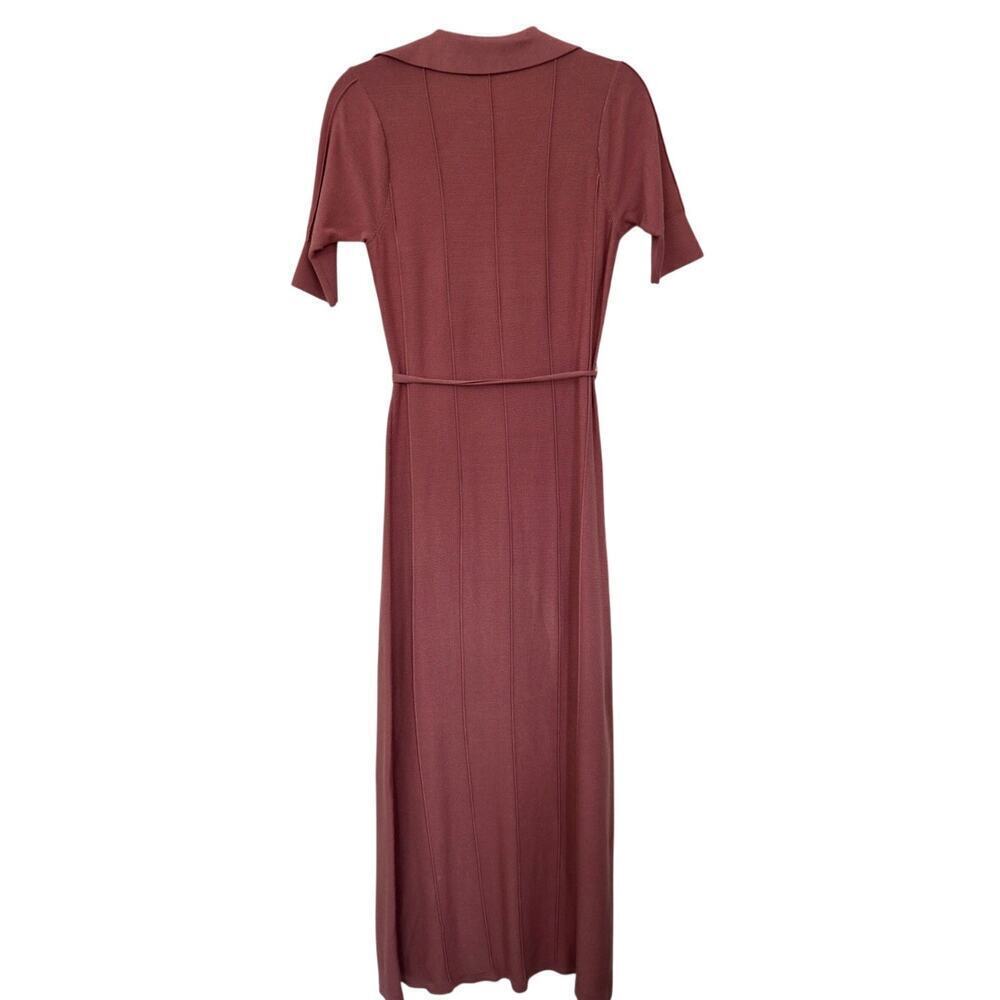 Adam Lippes Pink Knit Collar Dress Sz XS - Picture 7 of 10